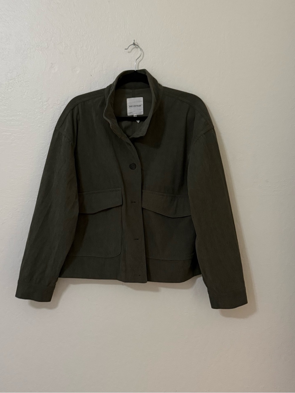 Avec Les Filles green corduroy jacket Size large